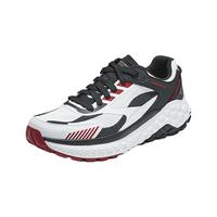 斯凯奇Skechers跑步鞋男休闲鞋潮流黑色老爹鞋减震轻便男鞋232743 白色/炭灰色/WBKR 42.5