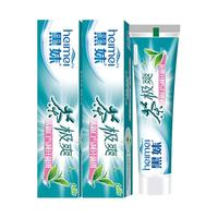 黑妹茶极爽牙膏龙井茶味清新口气薄荷味实惠装140g*2