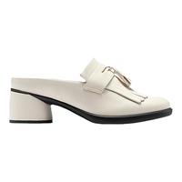 ecco 爱步 女鞋穆勒鞋 气质粗跟单鞋高跟拖鞋 雕塑奢华222453