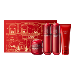 韩束 巨水光系列 多肽胶原 护肤品套装+面膜  100g+100ml+100ml+50g