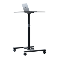 ECOLUS 宜客乐思 移动升降桌 电脑桌 站立办公学习培训书桌子 支架 LS808BK黑色