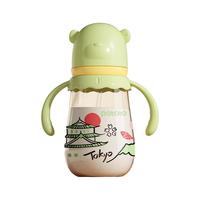 potato 小土豆 PPSU奶瓶 环游世界版 300ml 灰湖绿 L号 4月+