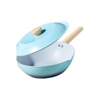 炊大皇（COOKER KING）青鸟28cm炒锅 不粘锅 少油烟 电磁炉通用炒菜锅煎锅 QN28CG 【青鸟系列】不粘炒锅28cm