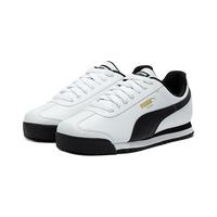 PUMA 彪马 男女同款经典德训鞋休闲鞋ROMA BASIC 353572 白色-黑色-04 37