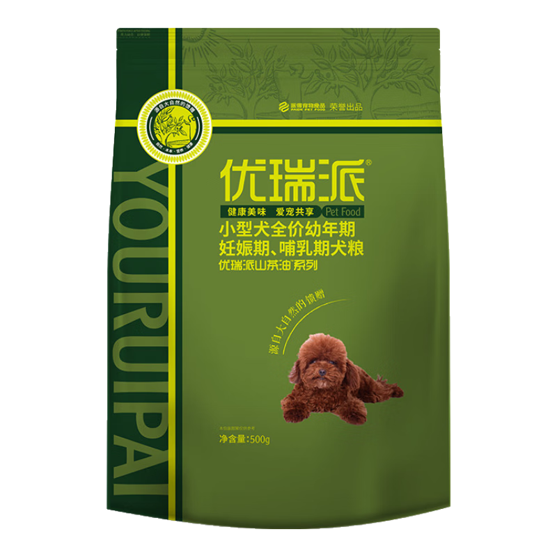 优瑞派狗粮 泰迪贵宾比熊博美柴犬 小型犬 幼犬500g