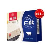 Bright 光明 白熊冰淇淋 奶香味 100g*11支