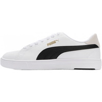 彪马(PUMA)男鞋女鞋 2023夏季新款运动鞋轻便透气时尚潮流帆布鞋休闲鞋板鞋 390425-01/黑色-白色 35.5/220/3