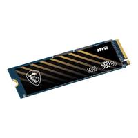 MSI 微星 黑竞系列 SPATIUM M390 NVMe M.2 固态硬盘 500GB（PCl-E3.0）