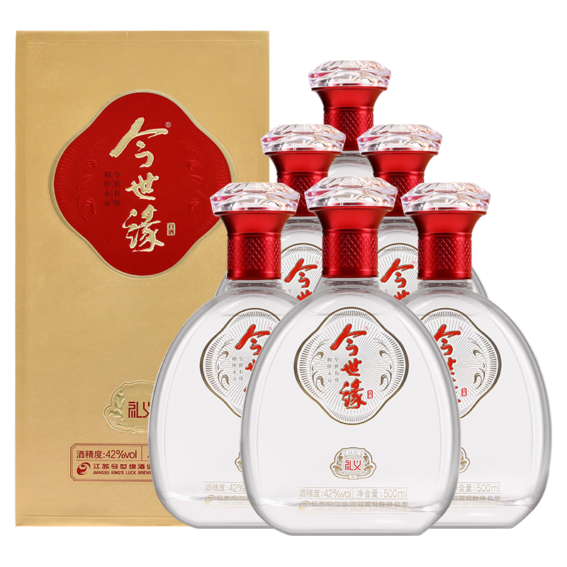 今世缘国缘V3 40.9%vol 浓香型白酒500ml 单瓶装【报价价格评测怎么样