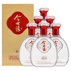 今世缘 88vip今世缘 纯粮酿造 白酒  6x1x500ml 整箱装 浓香型 42