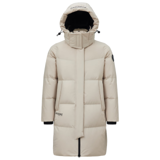 波司登 羽绒服女款宽松连帽保暖显瘦中长款厚冬季外套B250246064DS 黑色8056