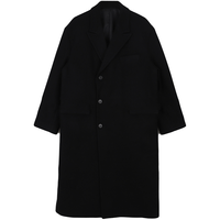 hantempo 冬季毛呢大衣男中长款过膝无羊绒呢子风衣男外套韩版宽松落肩