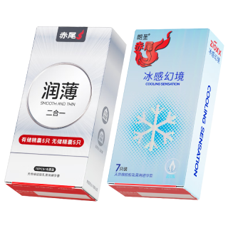  zioxx/赤尾 玻尿酸润滑 避孕套  标准 52mm