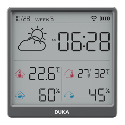 DUKA wifi智联 温湿度计