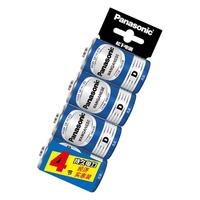 Panasonic 松下 R20NU 1号碳性电池 1.5V 4粒装