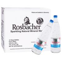 Rosbacher 洛斯巴赫 充气天然气泡矿泉水 750ml*12瓶