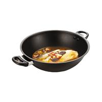 美亚（MEYER）酷乐系列炒锅 家用炒菜锅双耳煎炒多用轻油烟不锈钢盖 洗碗机可用 酷乐带盖【洗碗机可用】 40cm