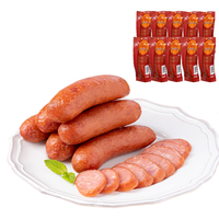 蛙哥有品 红肠蒜香风味开袋即食休闲食品香肠支持一根 风味红肠80g*10根