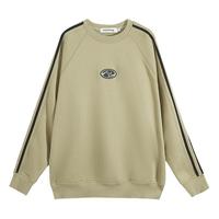 美特斯邦威摇粒绒卫衣男2025秋冬季款男女同款插肩袖美式潮流上衣