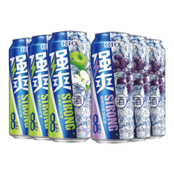 锐澳 强爽系列多口味6罐8度330ml*6罐