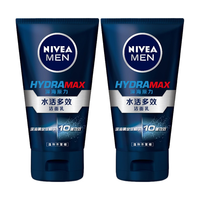 移动端、京东百亿补贴：妮维雅男士 妮维雅（NIVEA）男士洗面奶 深层清洁 补水 水活洁面泥100g 双支