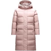 长款羽绒服三层速暖三防女冬季鸭绒保暖面包连帽外套上衣女