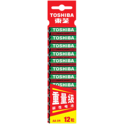 东芝 TOPCC15PC002 5号碳性电池 1.5V 12粒装