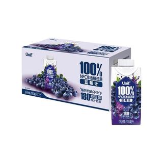  UNIF 100%NFC 蓝莓汁  普通盒装 200mL*12 200