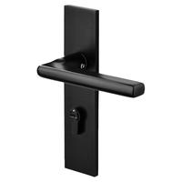 固特门锁室内家用房门锁卧室黑色门把手静音分体锁通用型磁吸锁具 分体锁【H款】黑色