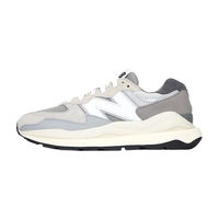 new balance 男鞋女鞋 春夏新款官方5740运动鞋缓震透气跑步情侣复古休闲鞋子 浅灰色/M5740TA-D