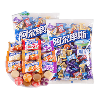阿尔卑斯 硬糖软糖散糖太妃糖儿童散装婚庆喜糖过年新年糖果礼盒零食年货 混合口味250g1袋