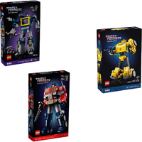 乐高（LEGO） 10358声波和10338大黄蜂和10302 变形金刚擎天柱