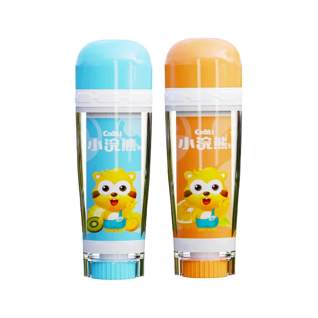 coati 小浣熊 婴儿润唇膏 什锦果味3.5g+香橙味3.5g