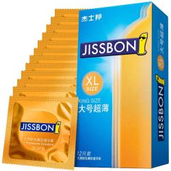 杰士邦 避孕套 套套 男用 超薄12只 成人情趣用品