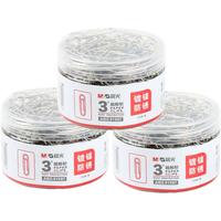 M&G 晨光 ABS91697 回形针 镀镍防锈款 29mm 200枚/筒*3筒装