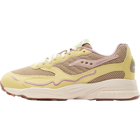 saucony 索康尼 3D Grid Hurricane黄蘑菇休闲鞋男女同款时尚潮搭运动鞋男 土黄 35.5