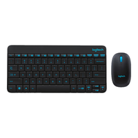 Logitech 罗技 MK245 Nano 2.4G无线键鼠套装 黑色 无光
