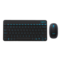 罗技 MK245 Nano 2.4G无线键鼠套装 黑色 无光