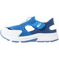 asics亚瑟士童鞋24年夏季男女凉鞋款透气防滑运动跑步鞋 400蓝白色 35码 400_蓝色