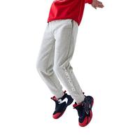 361童装男童针织长裤2025秋冬中大童运动裤儿童休闲厚裤子 浅瓦花灰 加绒款G