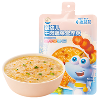 小鹿蓝蓝 小鹿蓝婴幼儿牛肉蔬菜营养粥 果蔬杂粮主食宝辅食粥120g