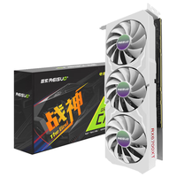 雷索 AMD RADEON RX5500XT/5700XT/6600XT 8G战神OC 光线全新联保A卡台式机高性能独立游戏显卡 RX6700XT 12G战神PRO|极简白