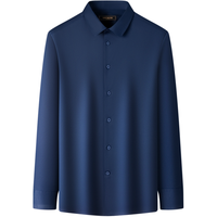 雅戈尔 秋季舒适亲肤透气商务绅士长袖衬衫男