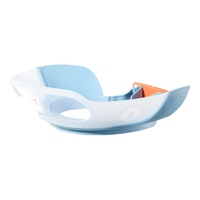 babycare宝宝洗头儿童洗头帽洗澡护耳防进水可调节星航洗头帽 柔雾蓝