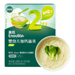 英氏 多乐能系列 婴幼儿碎碎面 2阶 原味 200g