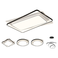 Lighting 雷士 NVC 环宇系列 客厅灯+方卧灯+餐吊灯+圆卧灯*2 遥控款