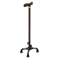 Warsun老人拐杖四脚手杖防滑拐棍登山老年手杖四角手杖凳可选手杖椅子