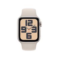Apple 苹果 Watch SE 2023款 智能手表 GPS+蜂窝版 40mm 星光色 橡胶表带 M/L