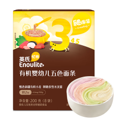 英氏 有机系列 婴幼儿营养面 3阶 牛肉番茄味 225g