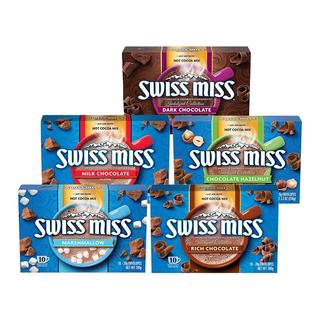 美怡可（SwissMiss）可可粉 巧克力冲饮粉  独立小包装 美国进口 特浓味280g（内含10包）